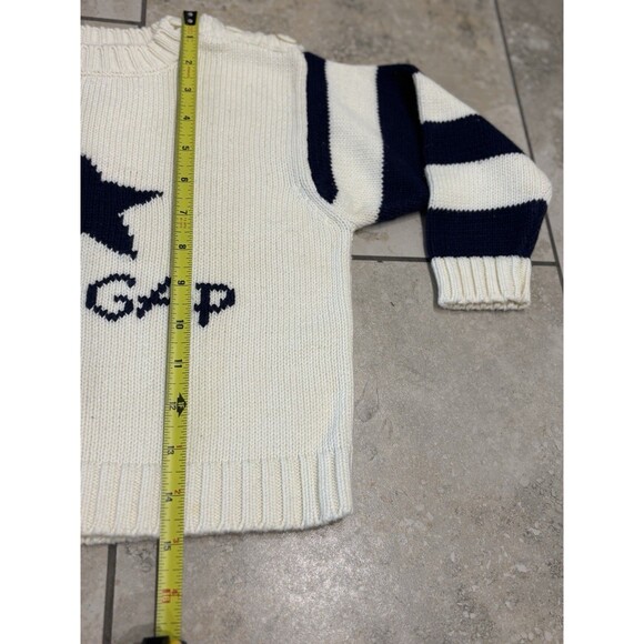 Baby GAP Knit Sweater with Star and Striped Sleeves - Picture 8 of 8